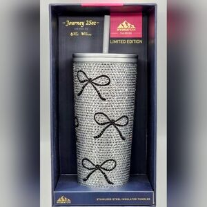 HydraPeak Silver Bling  Limited Edition Journey 25oz. Tumbler With Straw